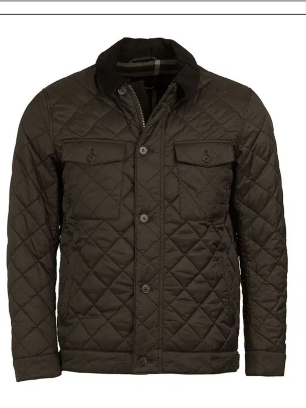 BARBOUR Men's Maesbury Quilted Jacket Green Size Small $280.00